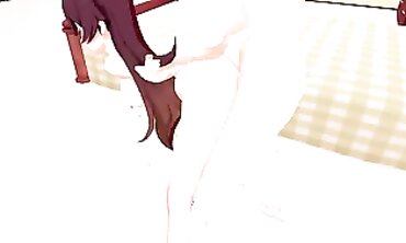 Amber Genshin Impact 3D Hentai Animation
