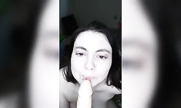 A Pretty Time With Hairy Blowjob And Sex Toys