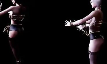 MMD Laysha Chocolate Juice 3D Sexual Dance