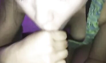 Classic POV MILF Takes a Deep Throat Blowjob and Swallows