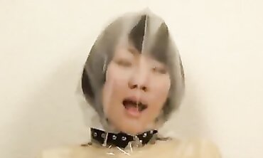 Adorable Japanese Bimbos in Latex Breathplay