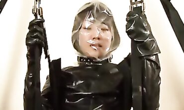 Adorable Japanese Bimbos in Latex Breathplay