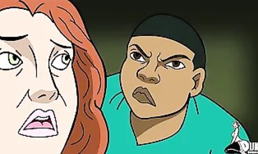 Street Cougar Gets Gangbanged in Alley