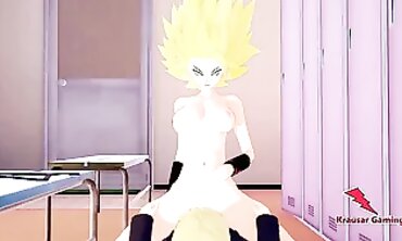 DBZ Caulifla Gets Rough 3D Creampie Orgasm