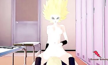 DBZ Caulifla Gets Rough 3D Creampie Orgasm