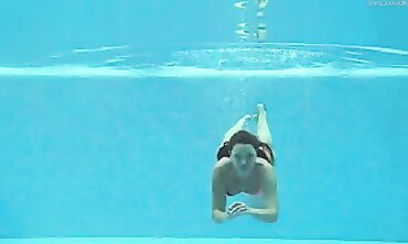 On Swims Nude and Underwater in Public