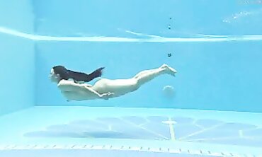 On Swims Nude and Underwater in Public