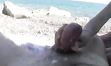 Inexperienced MissCreamy Gets Creampie On The Beach