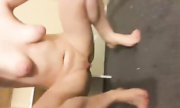 Ginger Gets Double Penetrated With Smirnoff Bottle And Hairbrush