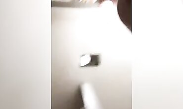 POV Quickie with the Brunette MILF on the Toilet