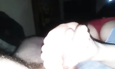 POV Toejob Switch Sides Makes Milf Spew
