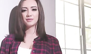 Teen Stepdaughter Gina Valentina Gets Stuffed by Huge Cock