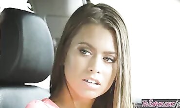 Jill Kassidy Shows Off Her Stick Shifting Skills