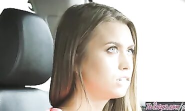 Jill Kassidy Shows Off Her Stick Shifting Skills