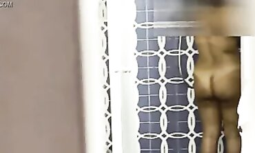 Voyeur Catches Fresh Latina Roommate in Hot Shower