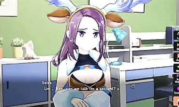 Sweetie Reindeer Seria Holiday Cosplay Romp