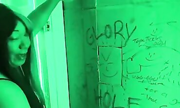 Toya Tickles BBC Gloryhole Part 1