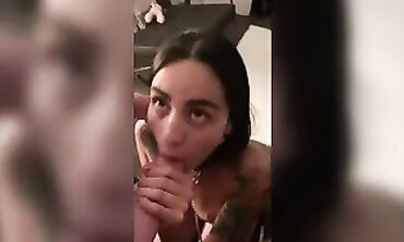 Latina Babe Gets Greatest Oral Pleasure and Buttfuck