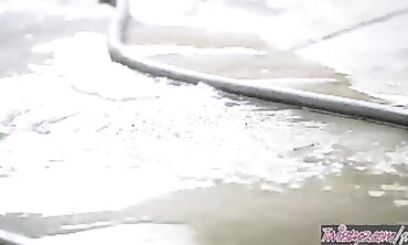 Abella Danger Plays With Water And Fire