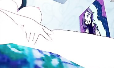 Hestia Fingering Her Pussy To Orgasm - DanMachi Anime