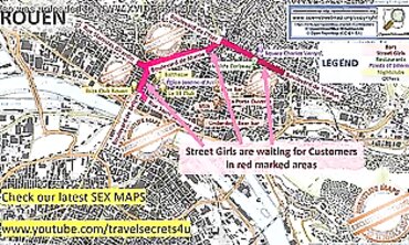 French Street Prostitution: Rouen Escorts & Public Sex Compilation