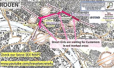 French Street Prostitution: Rouen Escorts & Public Sex Compilation