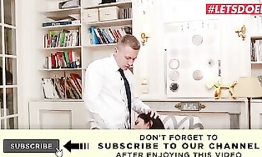 Belgian Cougar Librarian Mariska Gets Anal From Rick Angel