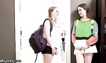 Hazel Moore Seduces Her Paramour After The Exam