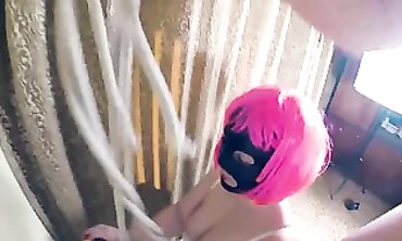 Russian MILF Fuckslut on a Leash