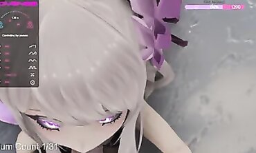 Belle Delphine VRchat Blowjob & Squirting Orgasm