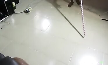 Helping My Best Friend's Blind Cougar After Her Bath