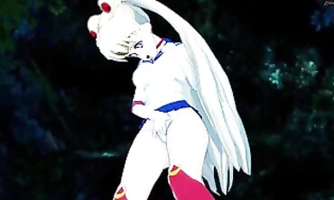 Sailor Moon Gets Fingered Until She Climaxes