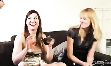 British Trio Spanking Session