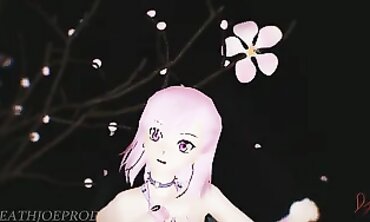MMD Pinkish Misaka Donut Crevice Animation
