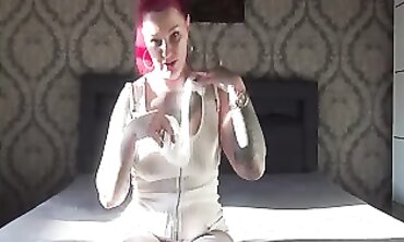 Annissa-Yara Plays in Nylons
