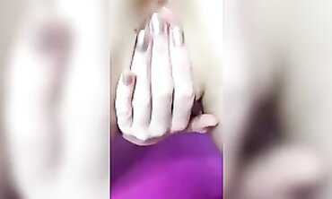 Blonde Amateur Jerks Off On A Yoga Mat