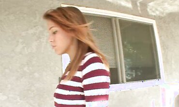 Redheaded Coed Gets Boned By Her Senior Neighbor two