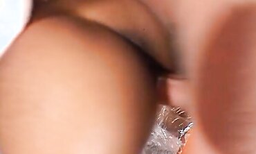 Marie Luv Couldn't Wait To Get This Milky Knob Deep Into Her Ebony Snatch