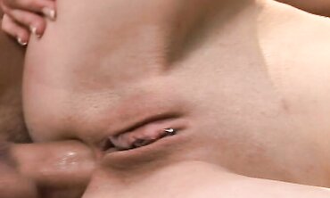 Cindy Sterling Takes It Up The Arse Then Demonstrates You The Jism Left In Her Throat