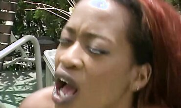 One on One, Outdoors, Tights, Bi-Racial, Facial Cumshot Money-Shot