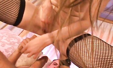 Haley Scott Licks Up A Bowl Total Of Gravy For The Protein Boost