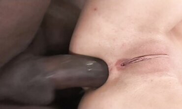Amber Rayne Takes A Dark-Hued Pecker Inwards Of Her Arse And An Assfuck Internal Cumshot Too two