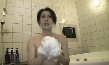 Bony Japanese Gets Furry Cooch Toyed With