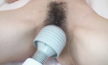 Bony Japanese Gets Furry Cooch Toyed With