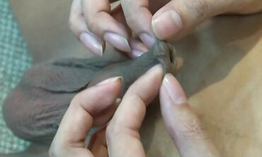 Japanese Transgender Princess Pop Thumbs Arse While She Spasms Her Transgender Princess Rod