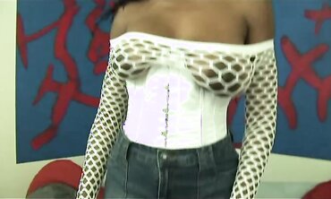 Ebony honey Nyomi Banxxx Gets Her Poon Banged by a Milky Manmeat two