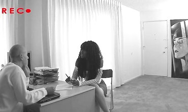 Ebony honey Nyomi Banxxx Gets Her Poon Banged by a Milky Manmeat two