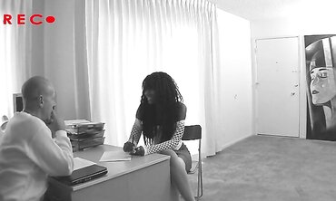 Ebony honey Nyomi Banxxx Gets Her Poon Banged by a Milky Manmeat two