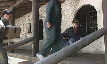 Aurora Snow Gets Romped By 2 Farm Mitts