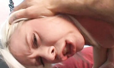 Huge-Titted Platinum-Blonde Kissy Kapri Gets Her Honeypot Crammed with His Phat Fuckpole
